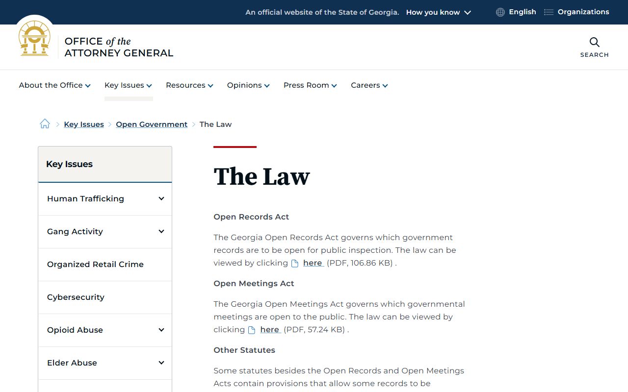 Bleckley County Clerk of Superior Court Georgia Open Records Act source