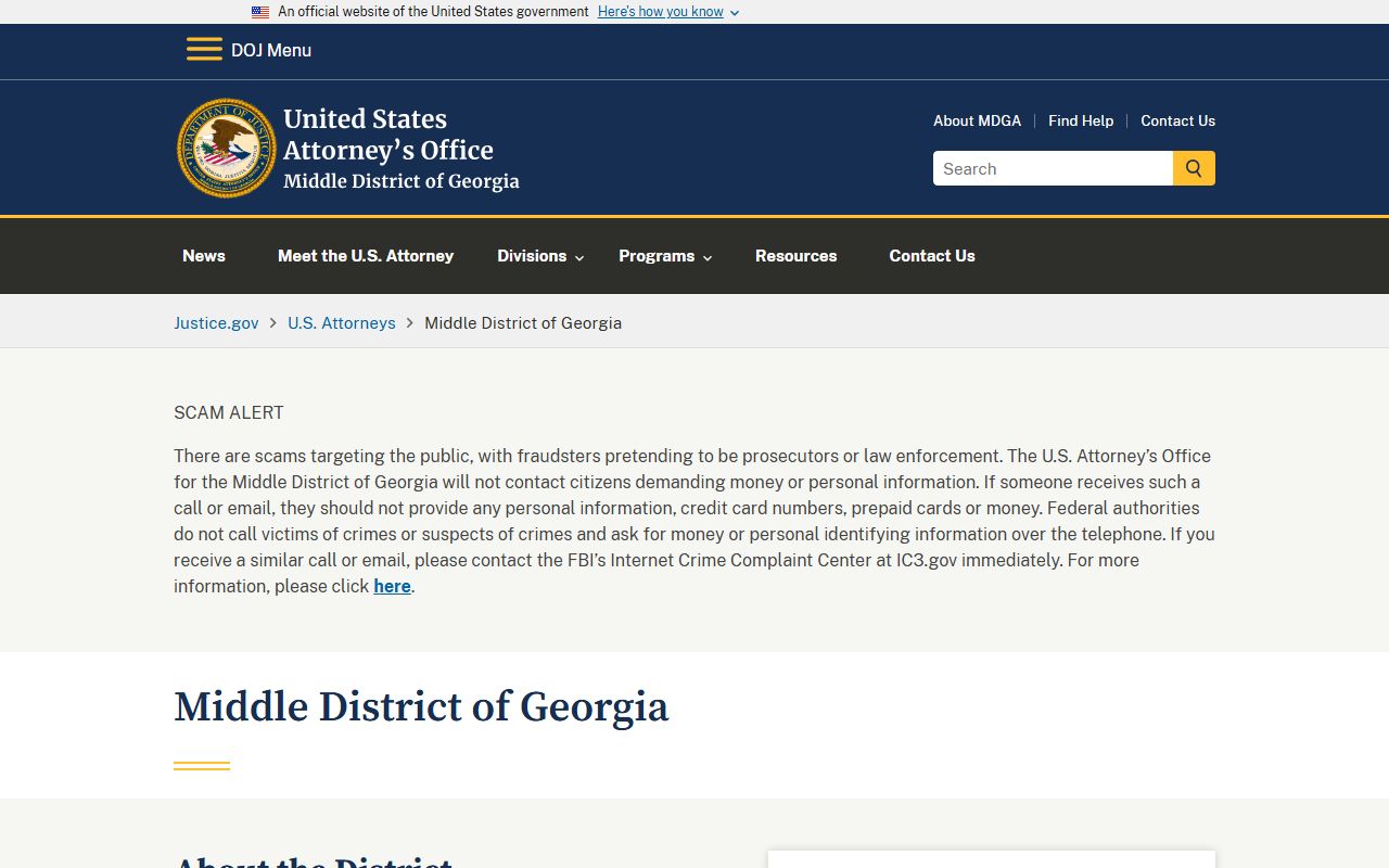 Bleckley County criminal court records federal prosecution resource